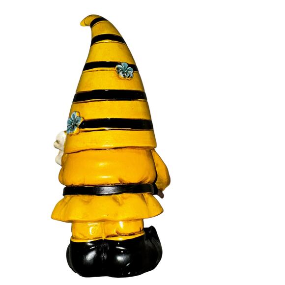 Bee Decor 3 Piece Bundle Signs Gnome Hive Black Yellow Kitchen Gift Welcome - Picture 8 of 9
